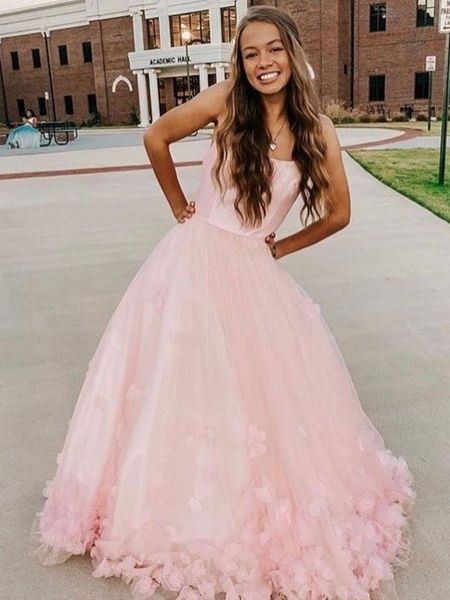 party dresses sweet pink evening dress spaghetti straps a-line long prom for special occasions, White;black
party dresses sweet pink evening dress spaghetti straps a-line long prom for special occasions, White;black