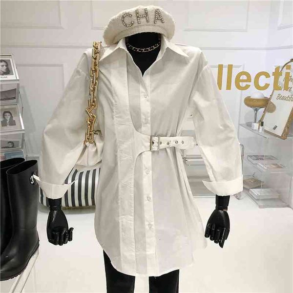 sweaters temperature metal button waist mid-length female shirt spring 2021 niche design top, White;black
sweaters temperature metal button waist mid-length female shirt spring 2021 niche design top, White;black