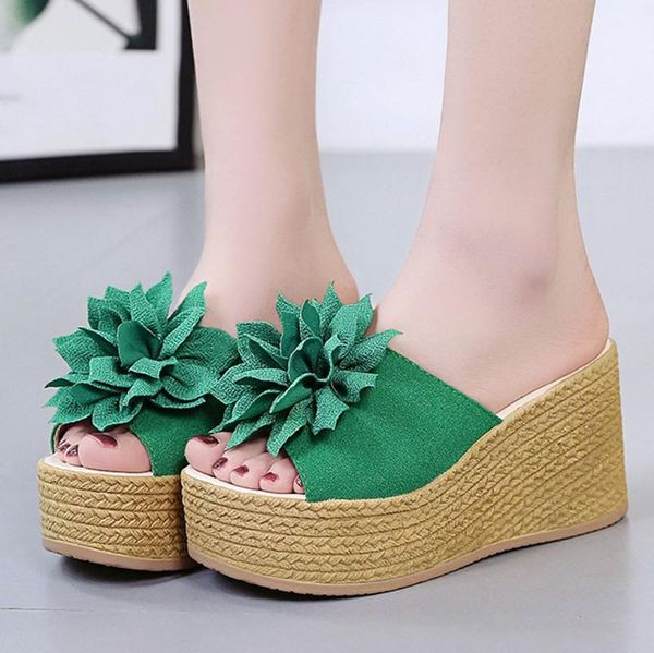 summer shoes woman flip flops women's mules big flower wedges platform sandals slippers beach walk zapatos de mujer #g3, Black
summer shoes woman flip flops women's mules big flower wedges platform sandals slippers beach walk zapatos de mujer #g3, Black
