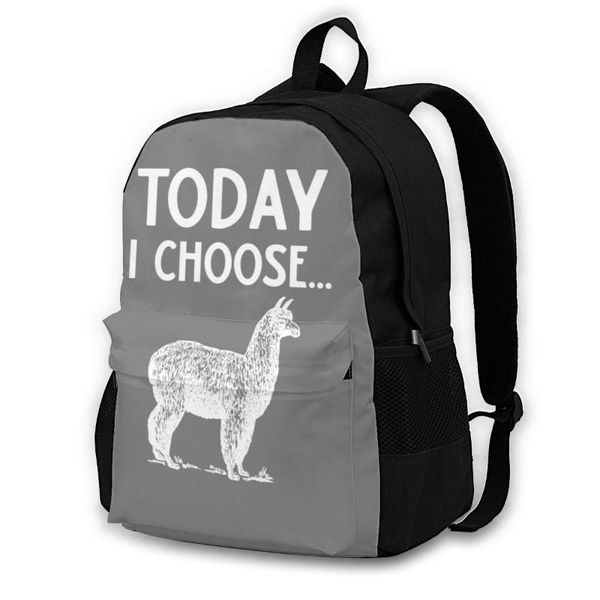 backpack alpaca backpacks cool polyester jogging runner large bags