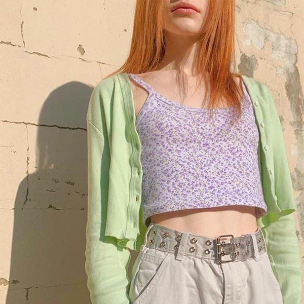 violets print sleeveless women tanks strappy crop cute summer fashion streetwear outfits sling vest cami harajuke, White
violets print sleeveless women tanks strappy crop cute summer fashion streetwear outfits sling vest cami harajuke, White