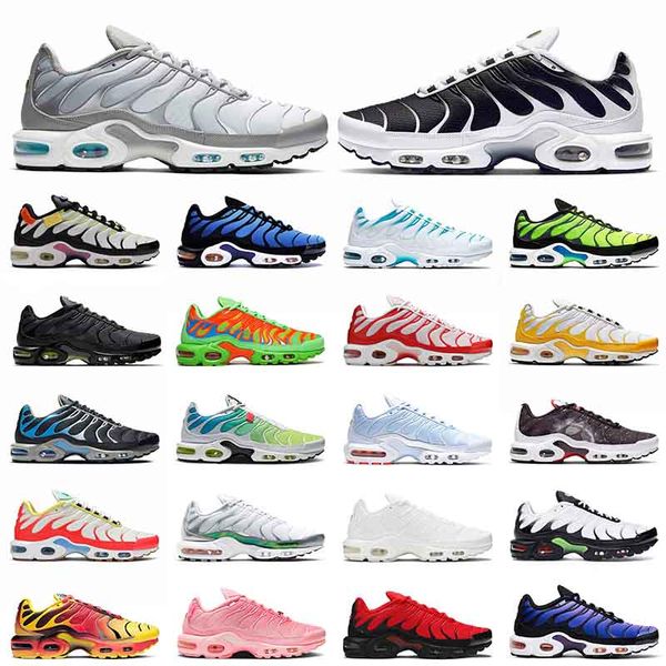 2021 tn plus men running sports shoes size 12 oreo smoke grey triple black all white hyper blue womens outdoor trainers sneakers 36-46
2021 tn plus men running sports shoes size 12 oreo smoke grey triple black all white hyper blue womens outdoor trainers sneakers 36-46