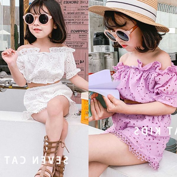 girls two-piece summer set children's hollow suit 3-8 years old children's wear toddler girl clothing set style 210715, White
girls two-piece summer set children's hollow suit 3-8 years old children's wear toddler girl clothing set style 210715, White