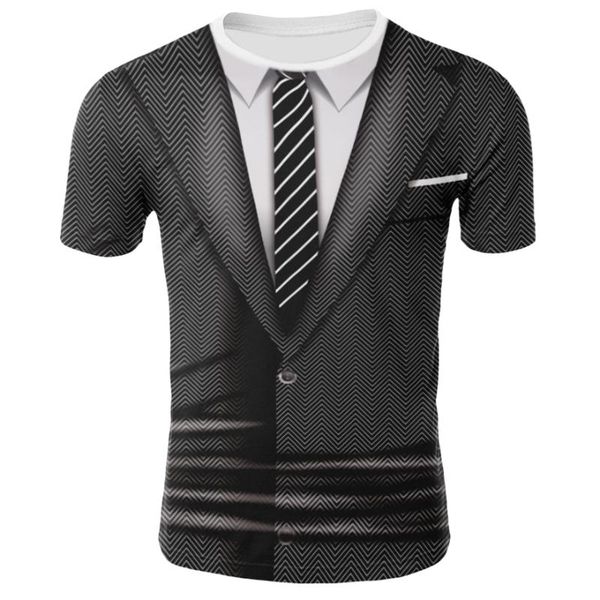 summer 2021 suit fake two-piece t-shirt men's 3d printing casual t-shirts, White;black
summer 2021 suit fake two-piece t-shirt men's 3d printing casual t-shirts, White;black