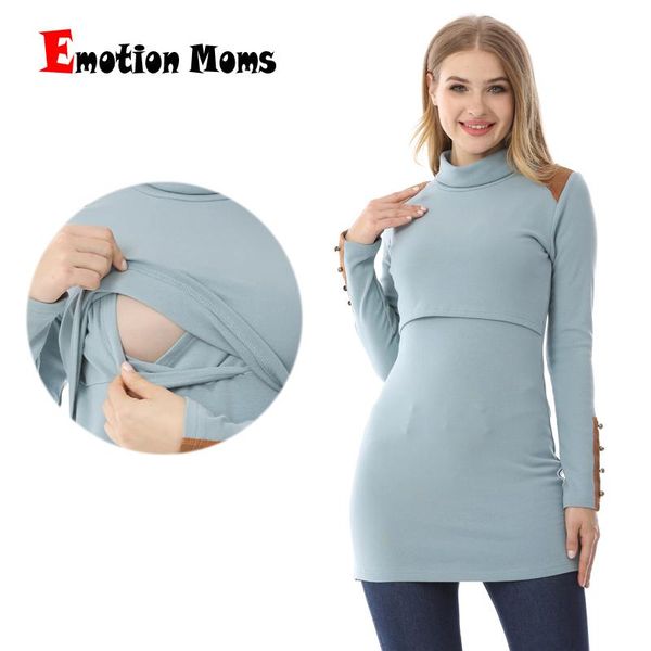 turtleneck maternity clothing nursing dress breastfeeding pregnancy clothes for pregnant women long dresses, White
turtleneck maternity clothing nursing dress breastfeeding pregnancy clothes for pregnant women long dresses, White