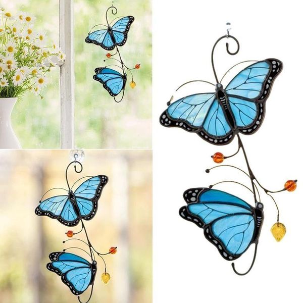 decorative objects & figurines 1pc european pastoral creative wrought iron butterfly window ornaments retro wall pendants color
decorative objects & figurines 1pc european pastoral creative wrought iron butterfly window ornaments retro wall pendants color