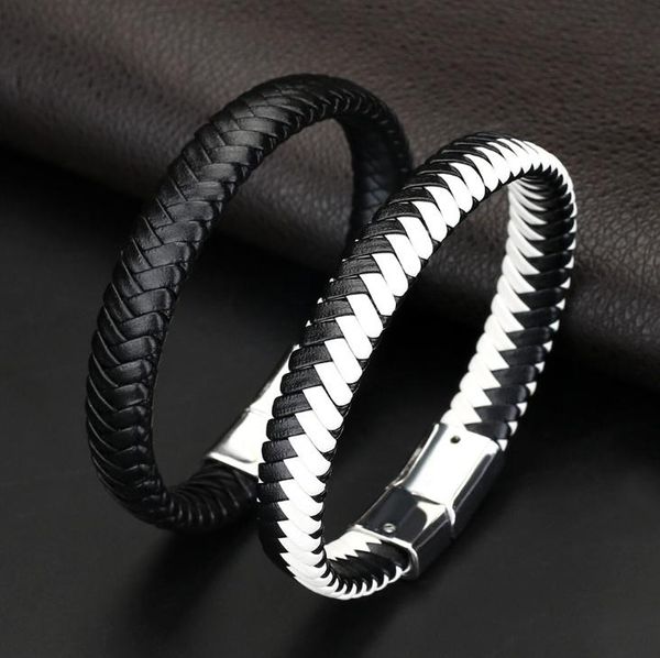 bangle fashion cuff magnet bracelet men's vintage black braided leather fine jewelry
bangle fashion cuff magnet bracelet men's vintage black braided leather fine jewelry