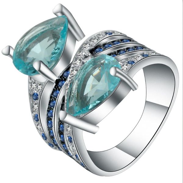 wedding rings ufooro exquisite water drop blue zirconia jewelry white gold filled multi-layered finger for women custom, Slivery;golden
wedding rings ufooro exquisite water drop blue zirconia jewelry white gold filled multi-layered finger for women custom, Slivery;golden