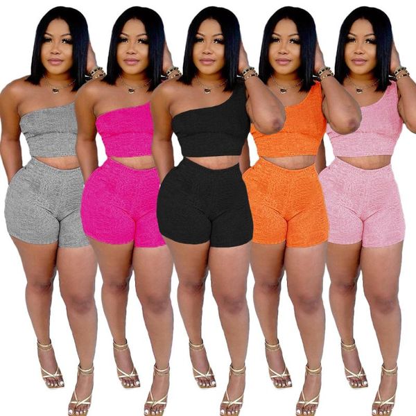 women's fashion casual solid sport suit one shoulder waistcoat shorts two piece pantsuit summer cool suits gym clothing, White;black
women's fashion casual solid sport suit one shoulder waistcoat shorts two piece pantsuit summer cool suits gym clothing, White;black