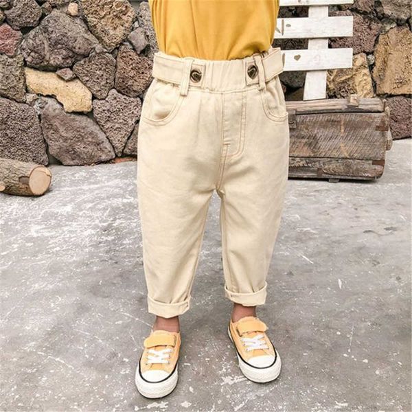 korean style spring boys girls solid color casual denim pants 2-6 years children kids all-match jeans 210615, Blue
korean style spring boys girls solid color casual denim pants 2-6 years children kids all-match jeans 210615, Blue