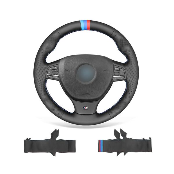 diy hand stitched soft non-slip black leather steering wheel cover for bmw 5 series f11 m5
diy hand stitched soft non-slip black leather steering wheel cover for bmw 5 series f11 m5