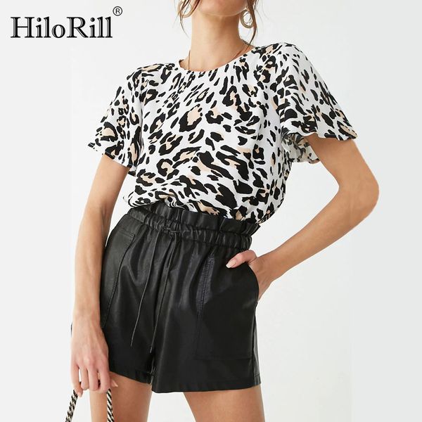 blouse women summer short sleeve o-neck blouses vintage leopard print office ladies shirts camisas mujer 210508, White
blouse women summer short sleeve o-neck blouses vintage leopard print office ladies shirts camisas mujer 210508, White