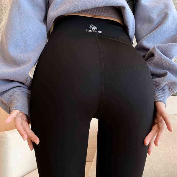 women's leggings bottoms wear women's spring and autumn high waist abdominal elastic tight nine point thin black yoga pants
women's leggings bottoms wear women's spring and autumn high waist abdominal elastic tight nine point thin black yoga pants
