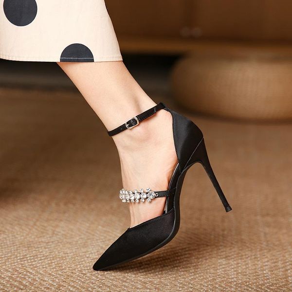 dress shoes diamond pumps women high-heeled female 2021 autumn pointed stiletto bow rhinestone wedding, Black
dress shoes diamond pumps women high-heeled female 2021 autumn pointed stiletto bow rhinestone wedding, Black