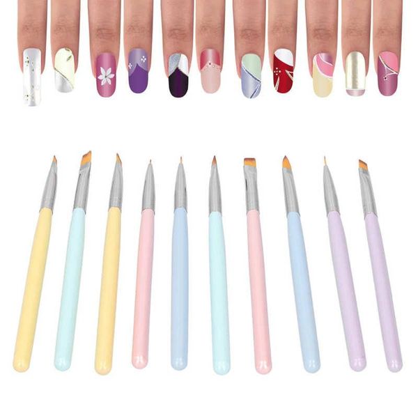 nail brushes 10pcs art brush diy painting drawing uv gel pen set manicure tool, Yellow
nail brushes 10pcs art brush diy painting drawing uv gel pen set manicure tool, Yellow