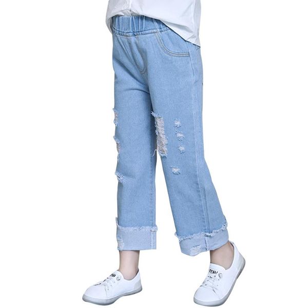 jeans for girl hole kids girls autumn cuffs children ripped casual style clothes 6 8 10 12 14, Blue
jeans for girl hole kids girls autumn cuffs children ripped casual style clothes 6 8 10 12 14, Blue