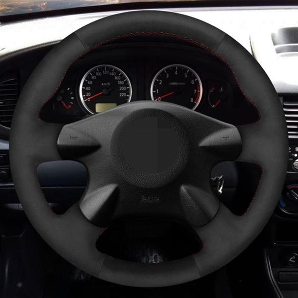 steering wheel covers diy black soft suede leather car accessories cover for almera (n16) primera (p12) terrano 2 pathfinder
steering wheel covers diy black soft suede leather car accessories cover for almera (n16) primera (p12) terrano 2 pathfinder