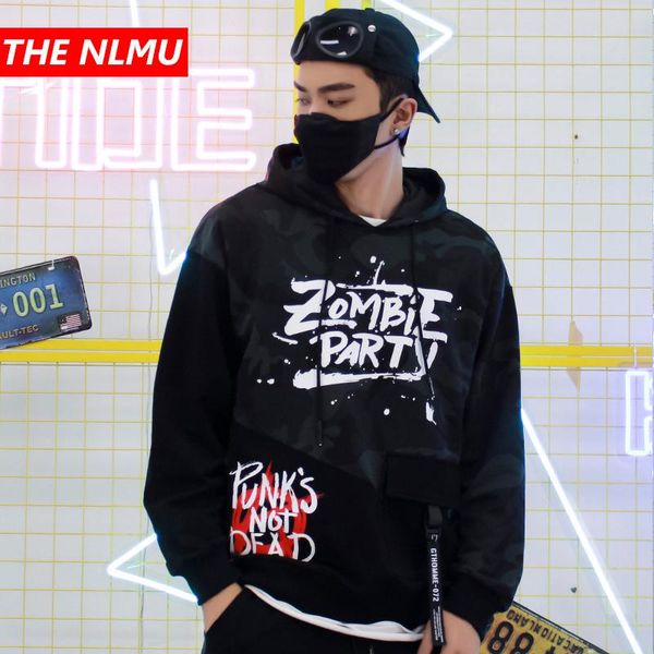 men's hoodies & sweatshirts 2021 harajuku hoodie sweatshirt men hip hop streetwear camouflage patchwork hooded pullover women clothing, Black
men's hoodies & sweatshirts 2021 harajuku hoodie sweatshirt men hip hop streetwear camouflage patchwork hooded pullover women clothing, Black