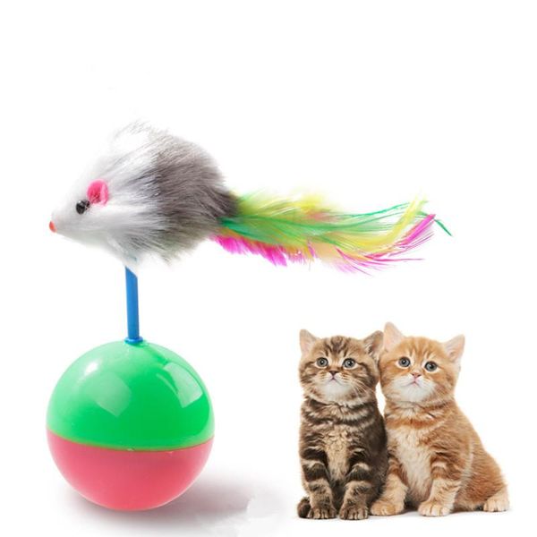 cat toys funny toy feather false mouse tumbler ball interactive kitten puppy dog hunt scratching catch playing iq training supply
cat toys funny toy feather false mouse tumbler ball interactive kitten puppy dog hunt scratching catch playing iq training supply