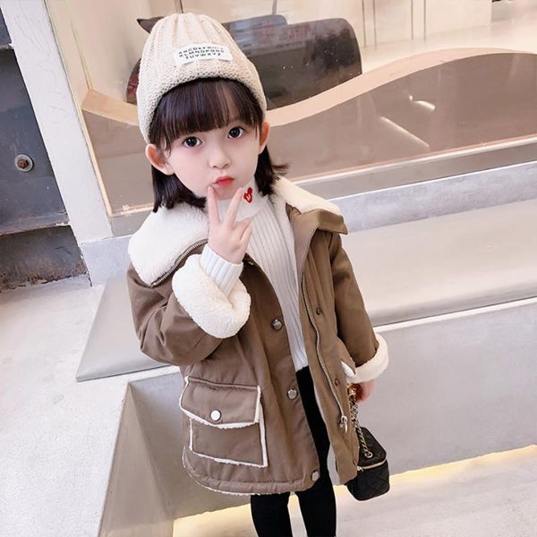 jackets girls fur coat jacket thick warm girl cotton padded kids toddler clothes, Blue;gray
jackets girls fur coat jacket thick warm girl cotton padded kids toddler clothes, Blue;gray