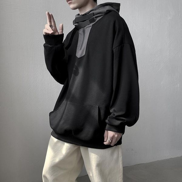 men's hoodies & sweatshirts fleece hoodie men korean fashion loose casual pullover harajuku streetwear retro hip hop stand collar sport, Black
men's hoodies & sweatshirts fleece hoodie men korean fashion loose casual pullover harajuku streetwear retro hip hop stand collar sport, Black