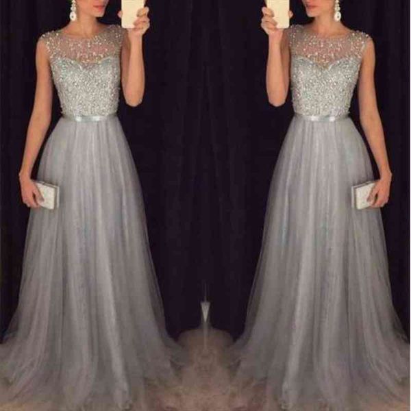 women elegant maxi dress sleeveless shinny mesh patchwork transparent dress wedding bridesmaid long party dresses, Black;gray
women elegant maxi dress sleeveless shinny mesh patchwork transparent dress wedding bridesmaid long party dresses, Black;gray