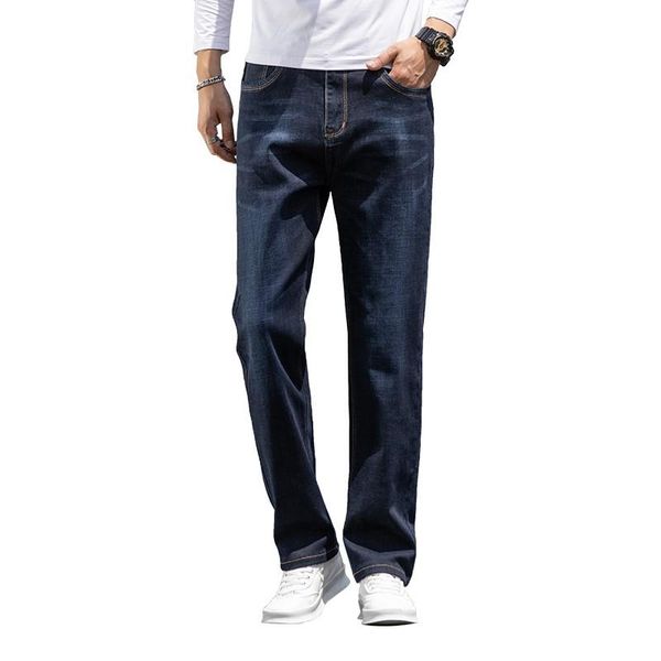 men's jeans sulee dark blue straight-leg brand classic style business casual cotton stretch denim pants male plus size 42 44
men's jeans sulee dark blue straight-leg brand classic style business casual cotton stretch denim pants male plus size 42 44