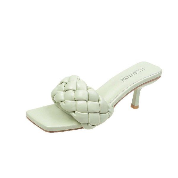 slippers lazyseal summer flip flop women fashion patent leather weave female slides outside high heels mules sandals shoes woman ueq9, Black
slippers lazyseal summer flip flop women fashion patent leather weave female slides outside high heels mules sandals shoes woman ueq9, Black