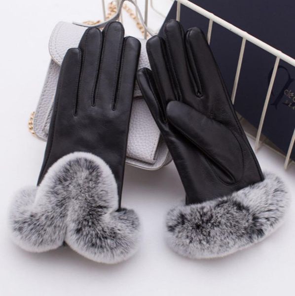 five fingers gloves the winter ladies classic warm otter fur mouth sheepskin plus cashmere driving full finger, Blue;gray
five fingers gloves the winter ladies classic warm otter fur mouth sheepskin plus cashmere driving full finger, Blue;gray