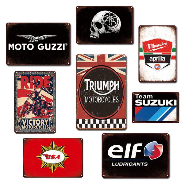 retro motor metal painting plaque vintage motorcycles brand logo tin sign rustic home wall decor metal plate man cave room decor
retro motor metal painting plaque vintage motorcycles brand logo tin sign rustic home wall decor metal plate man cave room decor