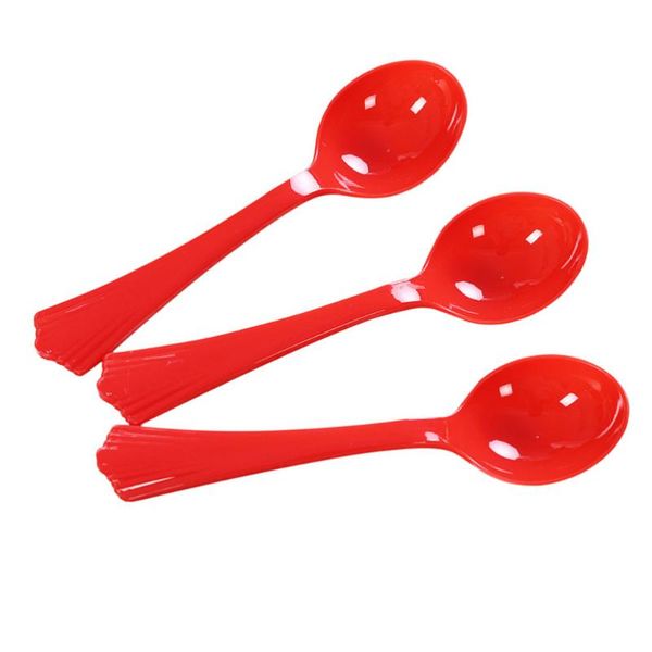 spoons 20pcs wedding creative festive red soup spoon tableware disposable cutlery party for home restaurant
spoons 20pcs wedding creative festive red soup spoon tableware disposable cutlery party for home restaurant
