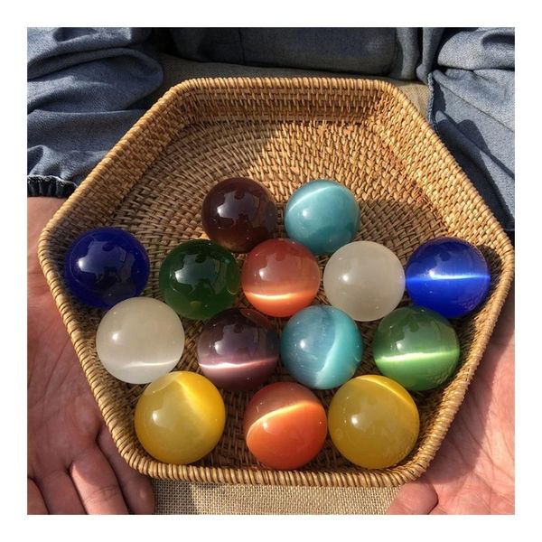 decorative objects & figurines natural cat eyes ball quartz crystal sphere gemstone healing ornament home office decor crafts
decorative objects & figurines natural cat eyes ball quartz crystal sphere gemstone healing ornament home office decor crafts
