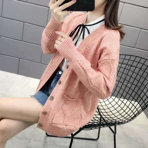 women's knits & tees fall 2021 autumn women selling crop sweater cardigan korean fashion netred casual knitted ladies bay198, White
women's knits & tees fall 2021 autumn women selling crop sweater cardigan korean fashion netred casual knitted ladies bay198, White