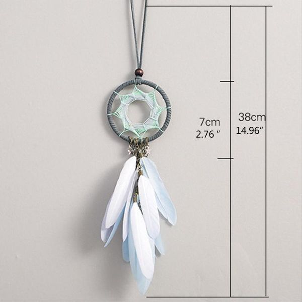 mini 38cm dream catchers hanging car kids nursay room decoration style feathers pendants bag key chains wind chimes decorative object object
mini 38cm dream catchers hanging car kids nursay room decoration style feathers pendants bag key chains wind chimes decorative object object