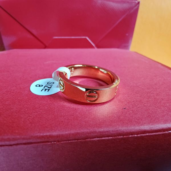 men women screw party wedding couple gift love band ring fashion luxury designer carti er rings a1, Silver
men women screw party wedding couple gift love band ring fashion luxury designer carti er rings a1, Silver
