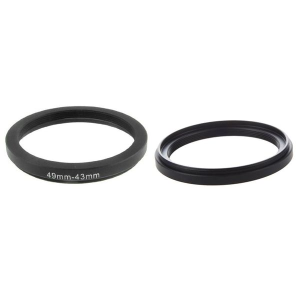 pcs black step down ring adapter for camera 58mm-49mm & 49mm-43mm lens adapters mounts
pcs black step down ring adapter for camera 58mm-49mm & 49mm-43mm lens adapters mounts