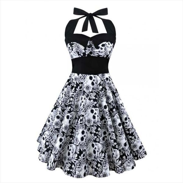 joyness summer vintage retro womens dress 50s 60s skull rose floral printed rockabilly skater pin up swing flare plus size, Black;gray
joyness summer vintage retro womens dress 50s 60s skull rose floral printed rockabilly skater pin up swing flare plus size, Black;gray