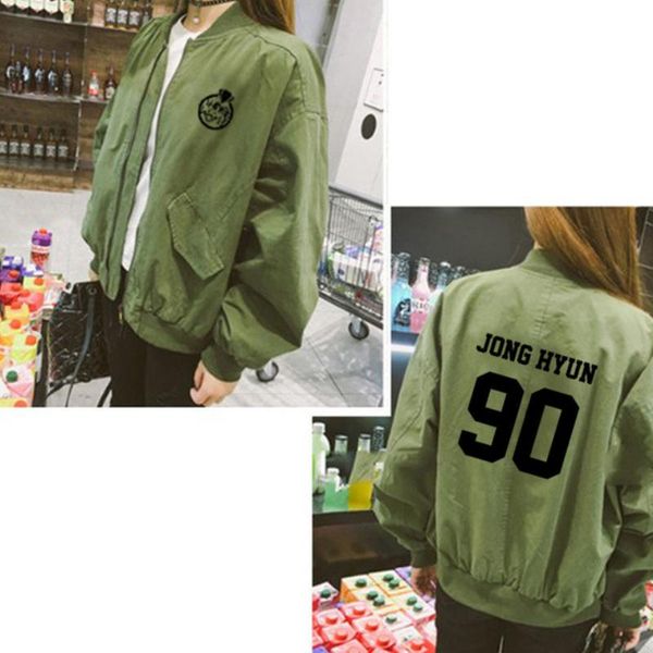 women's jackets kpop taemin merchandise coat key jacket minho causal outwear jonghyun, Black;brown
women's jackets kpop taemin merchandise coat key jacket minho causal outwear jonghyun, Black;brown