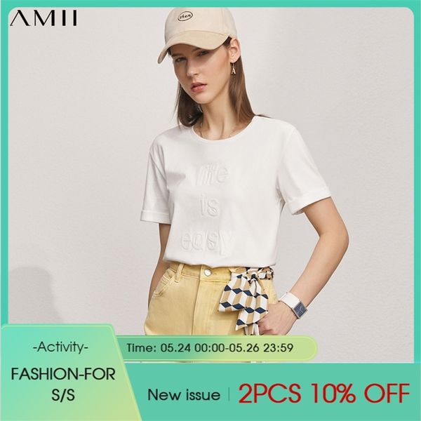 minimalism summer women's tshirt offical lady 100%cotton oneck letter loose causal female 12130168 210527, White
minimalism summer women's tshirt offical lady 100%cotton oneck letter loose causal female 12130168 210527, White