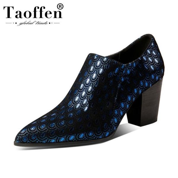 dress shoes taoffen women pumps real leather zipper chunky heels office lady formal fashion size 33-43, Black
dress shoes taoffen women pumps real leather zipper chunky heels office lady formal fashion size 33-43, Black