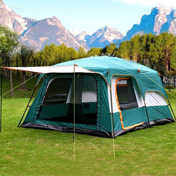 tents and shelters for 12 person super-large luxury two bed rooms, one living room family outdoor camping waterproof tent event
tents and shelters for 12 person super-large luxury two bed rooms, one living room family outdoor camping waterproof tent event