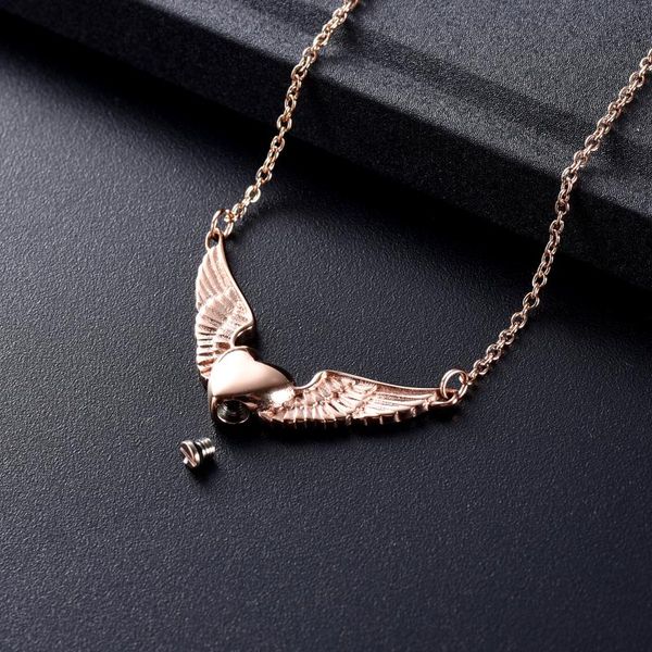 pendant necklaces wholesale angel wing hold heart necklace to lover's ashes for memorial keepsake cremation jewelry mini locket urns, Silver
pendant necklaces wholesale angel wing hold heart necklace to lover's ashes for memorial keepsake cremation jewelry mini locket urns, Silver
