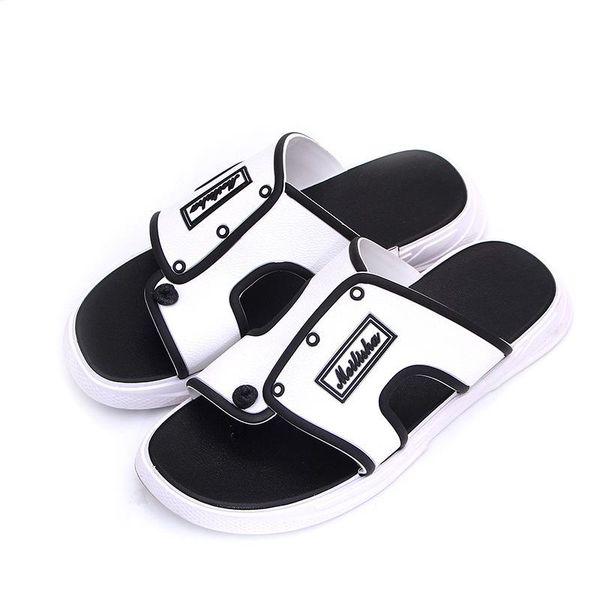 slippers korean men's summer fashion wear beach antiskid soft bottom flip flops sports sandals, Black
slippers korean men's summer fashion wear beach antiskid soft bottom flip flops sports sandals, Black