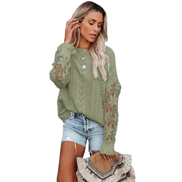 women's sweaters long sleeve sweater loose round neck pullover hollow out cropped womens cashmere women, White;black
women's sweaters long sleeve sweater loose round neck pullover hollow out cropped womens cashmere women, White;black