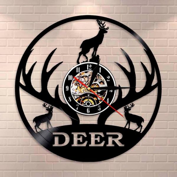 wall clocks woodland deer clock head antlers hunting record animal art handmade watch
wall clocks woodland deer clock head antlers hunting record animal art handmade watch