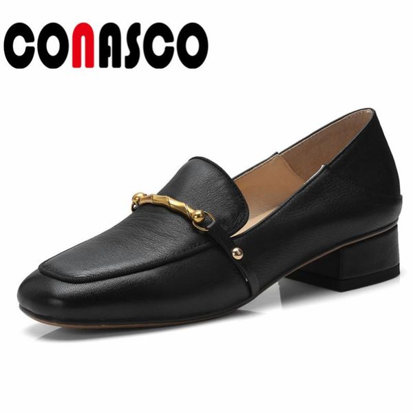 dress shoes conasco classic design women genuine leather office & career woman thick high heel pumps brand buckles casual, Black
dress shoes conasco classic design women genuine leather office & career woman thick high heel pumps brand buckles casual, Black