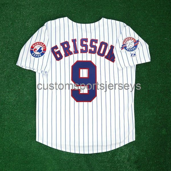 men women youth embroidery marquis grissom mont expos 1993 home w/ 25th anniv patch white jersey all sizes, Black
men women youth embroidery marquis grissom mont expos 1993 home w/ 25th anniv patch white jersey all sizes, Black