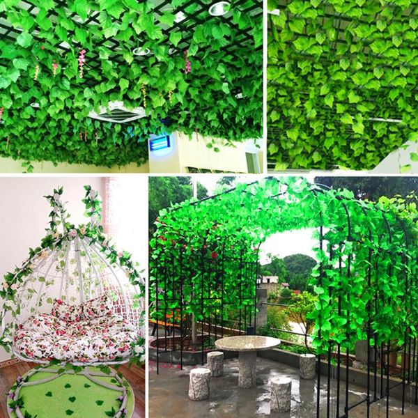 decorative flowers & wreaths 12pcs green vine silk artificial hanging leaf garland plants leaves diy for home wedding party bathroom garden
decorative flowers & wreaths 12pcs green vine silk artificial hanging leaf garland plants leaves diy for home wedding party bathroom garden
