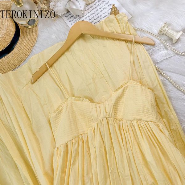 casual dresses terokinizo 2021 summer robe femme spaghetti strap dress women unicolor a line holiday female vestidos mujer, Black;gray
casual dresses terokinizo 2021 summer robe femme spaghetti strap dress women unicolor a line holiday female vestidos mujer, Black;gray