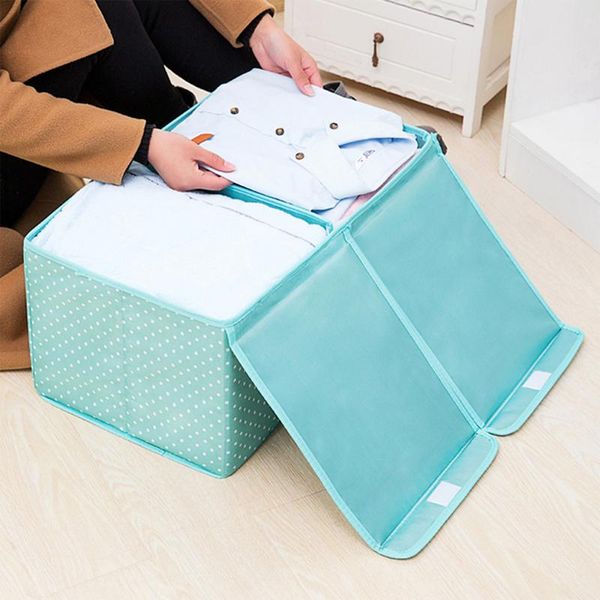 oxford cloth double lids clothes storage box foldable for toys clothing & wardrobe
oxford cloth double lids clothes storage box foldable for toys clothing & wardrobe